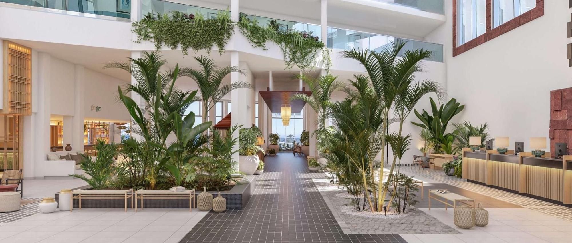 Paradisus By Melia Fuerteventura Costa Calma Bagian luar foto The lobby of the hotel