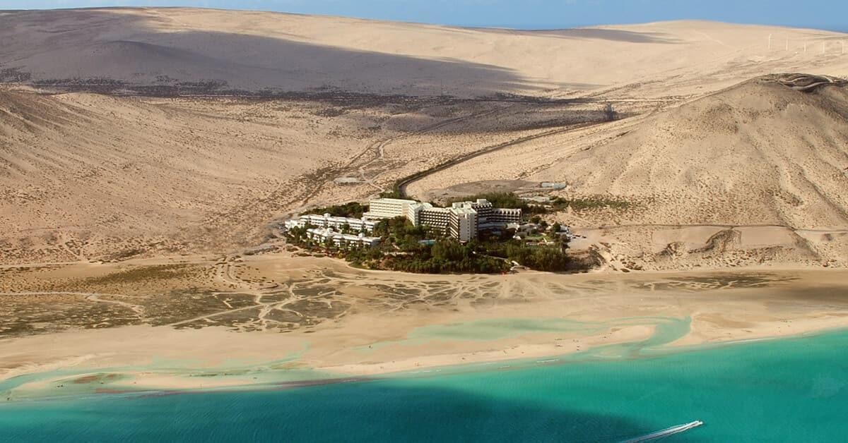 Paradisus By Melia Fuerteventura Costa Calma Bagian luar foto Aerial view of the resort
